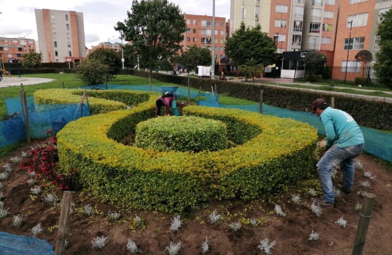 Jardines Parque Bogotá